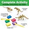 thumbnail image 3 of Kit creativo de creación de figuras de dinosaurios de arcilla para niños, 3 of 9