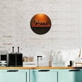 thumbnail image 4 of Round Metal Tin Sign Rustic Wall Decor Happy Halloween Round Metal Sign Plaque for Home Garden Kitchen Bar Cafe Restaurant Garage Retro Vintage Wall Art 8x8 Inch, 4 of 8