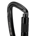 thumbnail image 3 of Mosquetón 24KN Twist Locking Gate Carabiner Heavy Duty Auto Lock Carabiner Al aire libre D-ring Hebilla Escalada Rappelling Canyoning Hamaca Clip de bloqueo Romacci Mosquetón, 3 of 7