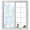 Blue, variant on Window Privacy Film Nautical Seashell Stained Glass Window Film Decorative Sun Block Window Cover Summer Coastal Marine Shells Beige Window Clings Static Adhesive Sticker for Bathroom 17.7"x39.3"