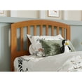 thumbnail image 6 of Lucia Twin Platform Bed with Panel Footboard & 2 Storage Drawers in Light Toffee, 6 of 10