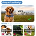 thumbnail image 5 of Gostoto Dog Collar with Tracking Mechanical Lock, Airtag Leather Nylon Webbing Dog Collar, Pull-Resistant Reflective Dog Collar For Small Medium Large Dogs, 5 of 7