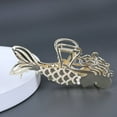 thumbnail image 3 of Gold Hair Clips Mermaid Shape Hair Claw Clip With Glitter Rhinestones Fashion Large Metal Hair Claw Clips for Women Thick hair Thin Hair HairStyling Hair Accessories, 3 of 4