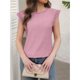 thumbnail image 3 of Blusa de Encaje con Cuello Alto para Mujer Talla L Rosa, 3 of 7