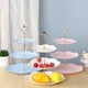 thumbnail image 1 of Marco De Plástico Soporte decorativo de 3 niveles para cupcakes, bandeja para postres, torre para fiestas, bodas Rkxzt, 1 of 9