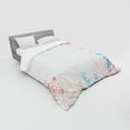 thumbnail image 3 of Ambesonne Winter Bedding Set 3 Pcs, Winter Inspired Pastel, Twin, Coral Blue Pale Green, 3 of 3