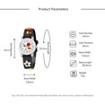 thumbnail image 4 of Montre Enfant(Noir, football),Montre-Bracelet étanche pour Enfant Mouvement à Quartz,Conception de Dessin animé 3D,Montre Enfant Numérique pour 3 Ans à 11 Ans Fille Garçon, 4 of 4