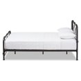 thumbnail image 3 of Baxton Studio Beatrice Queen Metal Bed in Black, 3 of 8