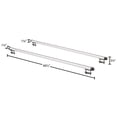 thumbnail image 3 of Elevate Outdoor 48.5" Aluminum Universal Cross Bars with 200 lb. Weight Capacity, Silver, 3 of 8