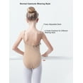 thumbnail image 3 of Daydance Kids Adjustable Shoulder Strap Camisole Dancewear Leotard, 3 of 5