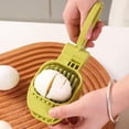 thumbnail image 3 of Fruit Slicer, Egg Slicer for Hard Boiled Eggs, Slicing Tools for Fruit Sausages, Cucumbers, Mushroom Cutter, Rapid & Safe Slicing Kitchen Gadgets (Red), 3 of 7