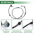 thumbnail image 4 of Unique Bargains ABS Wheel Speed Sensor ABS Sensor Anti-lock Braking System Sensor for Nissan Titan V8 5.6L 2005-2011 No.479007S200 Rear Right, 4 of 7