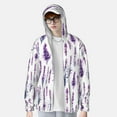 thumbnail image 3 of Picia Lavender Flowers Women's Men's UPF 50+ Sun Protection Hoodie Shirt Long Sleeve SPF Fishing Outdoor UV Hiking Lightweight Shirts-XX-Large, 3 of 9