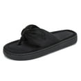 thumbnail image 1 of Dannto Women's House Slippers Memory Foam Flip Flops Thong Indoor Shoes Open Toe, 1 of 7