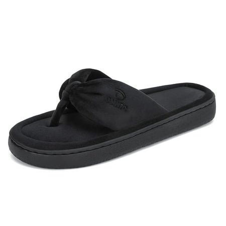 

Dannto Women s House Slippers Memory Foam Flip Flops Thong Indoor Shoes Open Toe