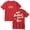 Red, variant on Josiah Queen Promised Land Cotton T-shirt Women Men Short Sleeve Crewneck Fashion Tee