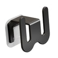 thumbnail image 2 of yuksok 3 Pieces Multifunctional Slipper Racks Wall Mounted Shoes Rack Toilet Decorative Black, 2 of 9