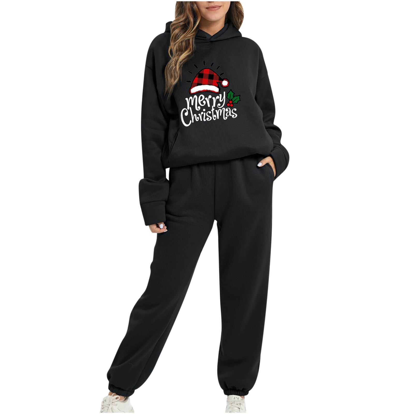Sweat Suits Women 2 Piece Sweatpants And Hoodies Women Casual Printing  Hoodie Long Sleeve Tops And Long Pants Two Set Suit Hoodies for Women on  Clearance | Walmart Canada