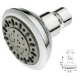 thumbnail image 3 of Ana Bath Anti-Clog Spray 5 Function Handheld Shower and Showerhead Combo Shower System with 5 Foot Metal Hose Chrome Plated Finish SS5492CCP, 3 of 7