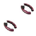 thumbnail image 1 of Kenally Juego universal de fundas para volante de coche, cubiertas de plástico antideslizantes, potenciador de conducción de vehículos, decoraciones rojo colorido 2piezas Kenally CBP254444, 1 of 6