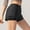 Black, variant on Wensltd Women Short Drawstring Elastic Waist Summer Beach Casual Shorts