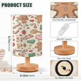 thumbnail image 3 of Desk Lamp Bedside Lamp 5.12x9.7In LED Lamp With USB Charging Interface For Bedroom Living Room Office Study Stylish Decoration Yellow Gingerbread Man, 3 of 7