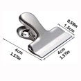thumbnail image 2 of 10pcs Bag Clips,stainless Steel 1.5''small Bulldog Clips, 2 of 5