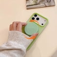 thumbnail image 4 of Magnetic Phone Ring Grip Holder, Silicone Finger Loop Grip, Compatible With MasSafe, Back Of Phone For Phone Pro Max/Plus/16/15/15/14/13/12 Series,I, 4 of 7