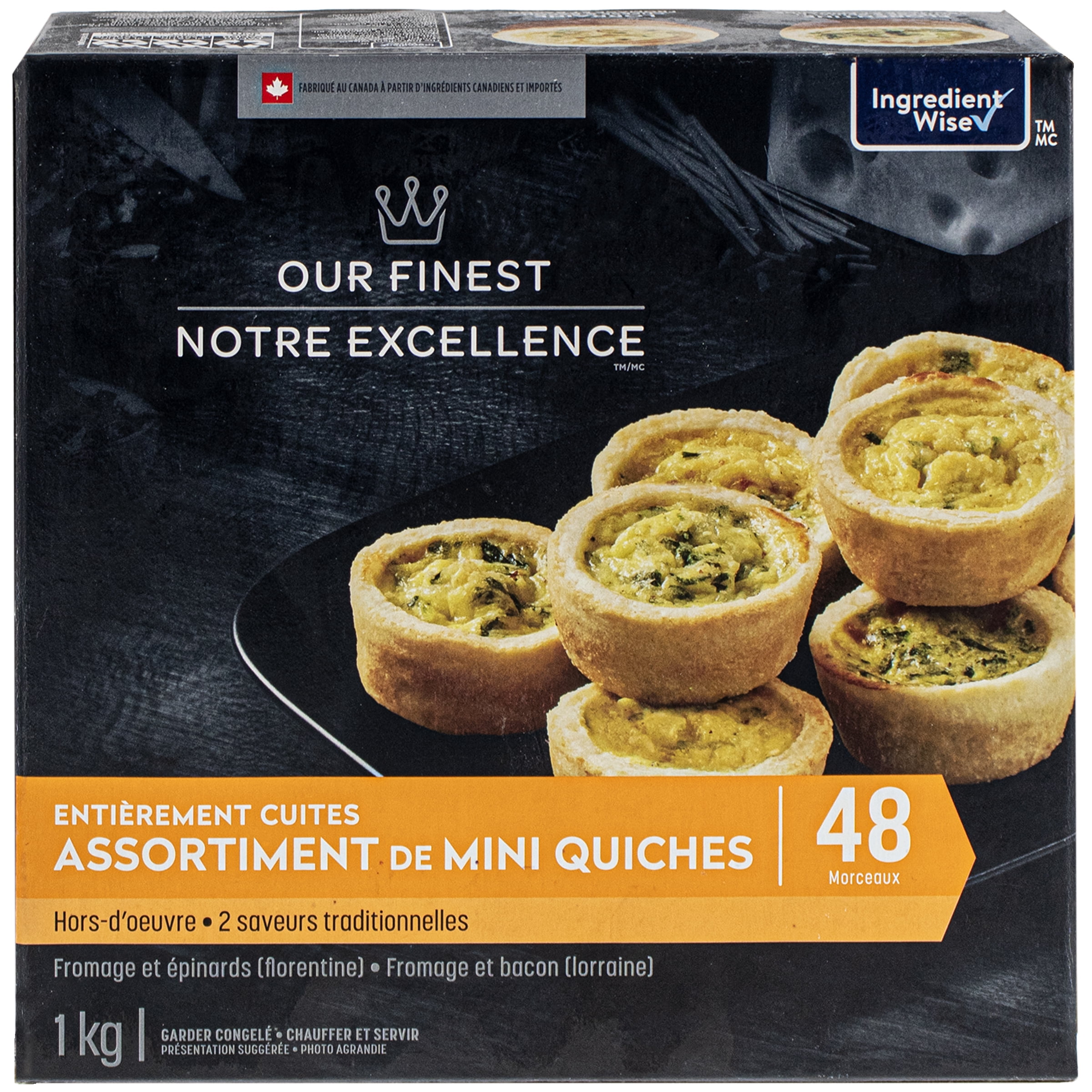 Our Finest Mini Quiche Collection, 1 kg