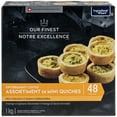thumbnail image 2 of Our Finest Assortiment de Mini Quiches 1 kg, 2 of 5