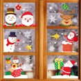 thumbnail image 1 of Decoración navideña Árbol de Navidad Ancianos Muñeco de nieve Copo de nieve Pegatina estática Combinación Decoraciones navideñas familiares Wmkox8yii  fhajkh3443, 1 of 9