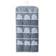thumbnail image 3 of XWSHYW Contenedores de Almacenamiento Bolsa de Almacenamiento de Doble Cara No Tejida, Lavable, para Guardarropa, con Múltiples Bolsillos, para Colgar Sujetadores, para Puerta Trasera, 12+18, 3 of 4