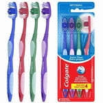 Colgate Pack de valeur de brosse à dents extra-propre, doux, 4 Nombre