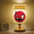 thumbnail image 2 of Lámpara de mesa de tela de araña de Marvel para niños, luz de noche de dibujos animados creativos de moda, lindo dormitorio, regalo de cumpleaños, cosplay de Spiderman, 2 of 5