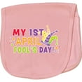 thumbnail image 2 of Inktastic My 1st April Fools Day with Jester Hat Baby Burp Cloth, 2 of 3