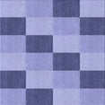 thumbnail image 1 of Ahgly Company Machine Washable Indoor Square Transitional Slate Blue Area Rugs, 4' Square, 1 of 7