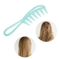thumbnail image 6 of Unique Bargains 1 Pc Durable Wide Tooth Comb Green PS, 6 of 6