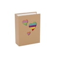 thumbnail image 1 of Insert Type Funny Photo Album 2pcs Baby Photo Album Insert Type Funny Photo Album Souvenir Album Simple Photo Holder for Home Baby Family (Foot, Heart Pattern), 1 of 6