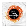 thumbnail image 1 of Saying Bandana, Watercolor You are Wonderful, Unisex Head and Neck Tie, by Ambesonne, 1 of 2