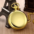 thumbnail image 4 of DESIGNICE Pocket Watch,Quartz Movement Pocket Watch with Chain,Time Accuracy Pocket Watches for Men,Gold Color, 4 of 4