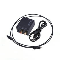 WEUVEB Digital to Analog Audio Converter with Aluminum Metal for TV Dvd and Home Cinema