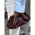 thumbnail image 2 of Women's Pleated Clutch Bag with Gold Metal Handle, Elegant Evening Handbag for Wedding Party and Formal Events, 2 of 7