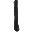 thumbnail image 3 of Charter Club Womens Palmaa Faux-Suede Knee-High Boots Black 9 Medium (B,M), 3 of 3