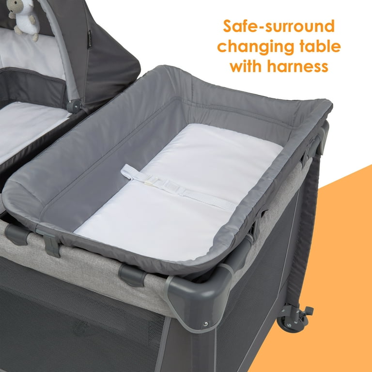 Baby Trend Simply Smart 2.0 Nursery Center Playard Bassinet, Changer, Napper & Travel Bag, Size: Standard