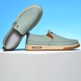 thumbnail image 3 of CANEMON Men's Canvas Slip-On Loafers, LY553, Mint Green, US 7.5, 3 of 9