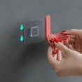 thumbnail image 3 of Toallero de baño - Toallero montado en la pared del baño - Ganchos para toallero de cocina que ahorran espacio JAMW Sencillez, 3 of 5