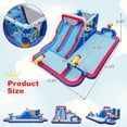 thumbnail image 3 of Gymax Inflatable Water Slide Park Kids Bounce House Climbing Jumping with 950W Blower, 3 of 9