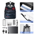 thumbnail image 4 of Easygdp Red Black Eastern Panda Warrior Mochila Casual para Portátil, Mochila para Escuela, Viajes, Negocios, 4 of 6