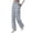 Gray, variant on Ashirexll Wide Leg Pants for Women, Winter Women Pants, Fashion Casual Solid Color Fleece Lined Winter High Waist Wide Leg Loose Pockets Trousers