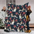 thumbnail image 4 of Yibo Funny Animals Puppy Dog Blanket Flannel Soft and Comfortable Anti-static Bed Sofa Blanket, 4 of 8